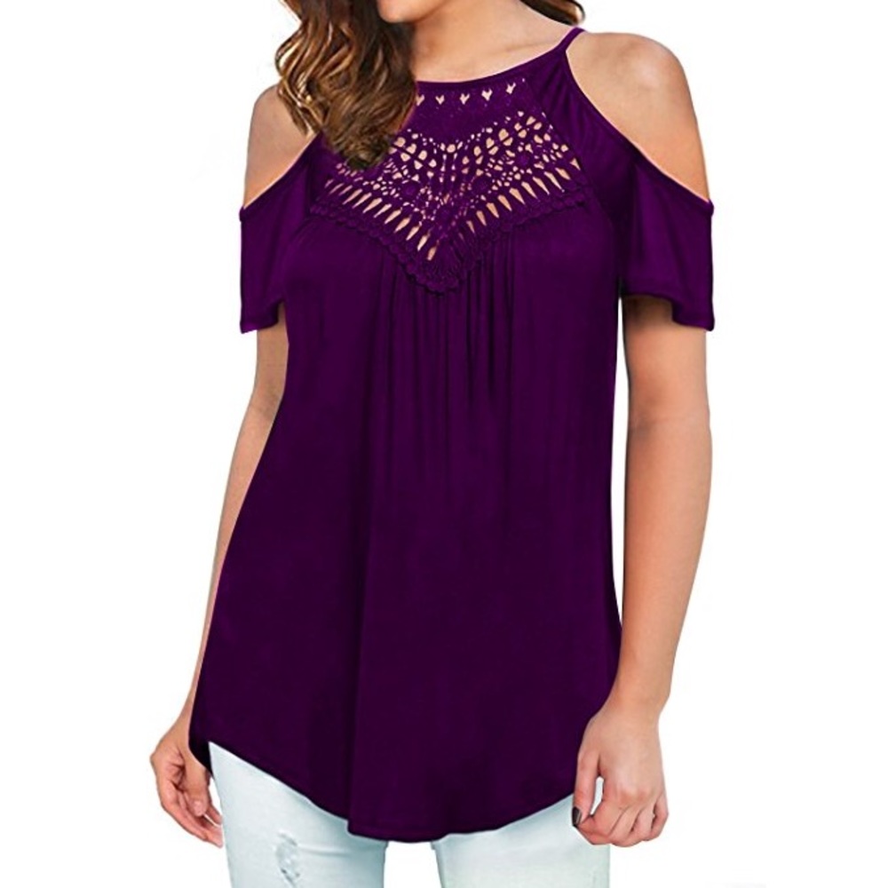 🎀KAILY Cold Shoulder Blouse🎀